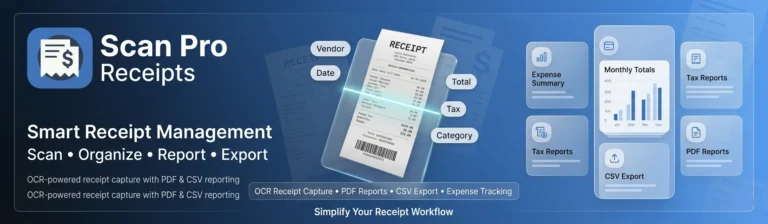 Scan Pro Receipts blog — OCR tips, expense workflows, and receipt scanning guides