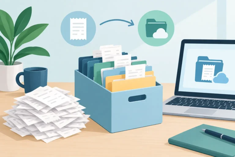 How to Archive Paper Receipts Without Losing Them