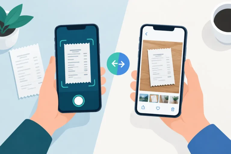Receipt Scanner Versus Camera Roll: What Works?