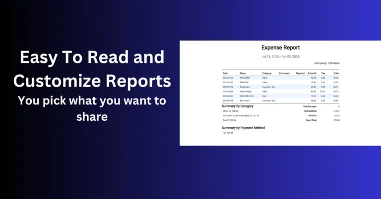 Best Offline Receipt Scanner App for Reports
